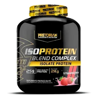 Pretorian Suplemento Whey Protein Isolado Iso Protein Blend Complex ProteĂnas Iso Sabor Morango Pote De 2kg Em Po Pretorian Suplemento Whey Protein Isolado Iso Protein Blend Complex ProteĂnas Iso Sabor Morango Pote De 2kg Em Po