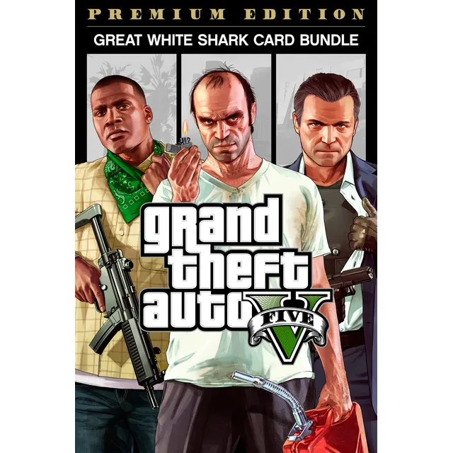 Grand Theft Auto V: Edición Premium Y Tarjeta Tiburón Blanco