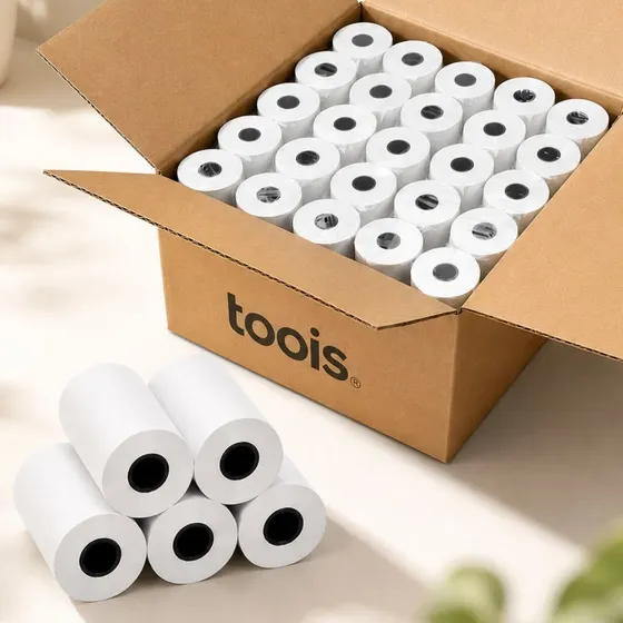 Caja X 32 Rollos Papel Térmico 80mm X 80mm