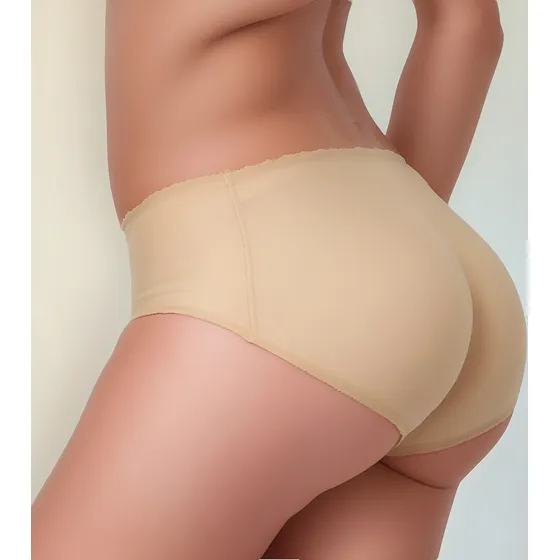 Bombacha Con Relleno Levanta Cola Push Up  Sin Costuras