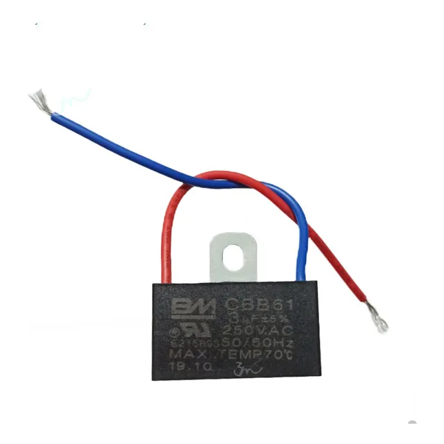 Capacitor 3uf (mfd) Cbb61 Para Ventiladores Samurai Y Otros