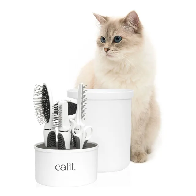 Cat It Grooming Kit De Aseo Para Gatos De Pelaje Largo