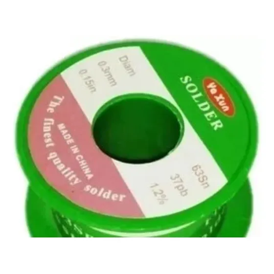  Estaño Rollo Para Soldar | 0.3mm | 16 Mts |  Ya Xun  