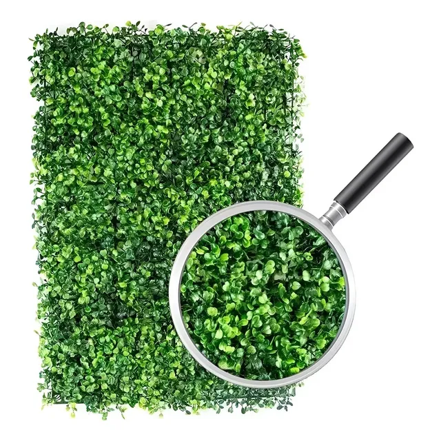 Pack 5 Muro Verde Malla De Hojas Enredadera 60x40 Cms