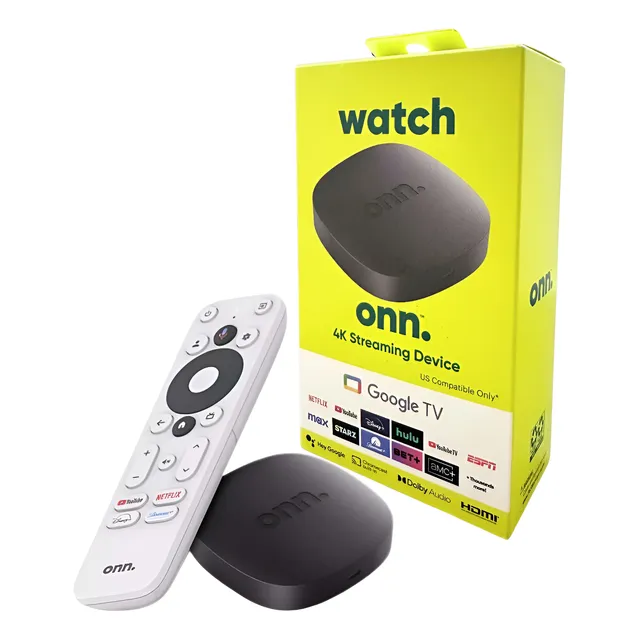 Tv Box Onn Google Tv 4k Ultra Hd Control Por Voz
