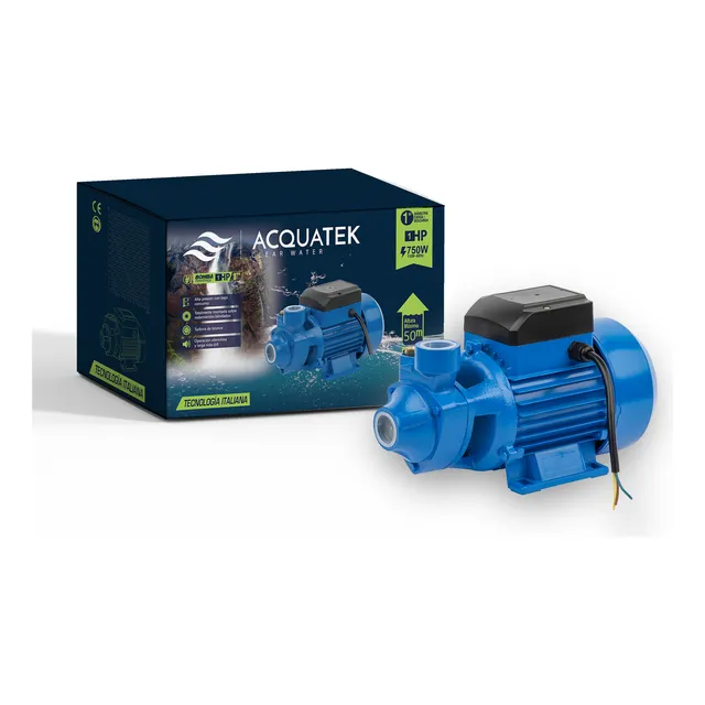 Bomba De Agua Periférica 1 Hp Tec. Italiana Cobre 100%