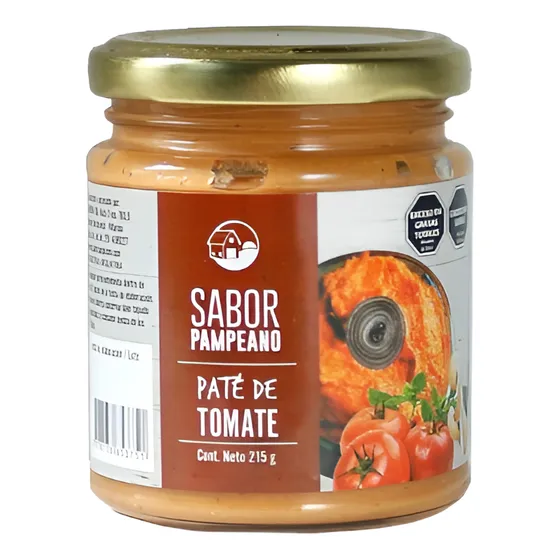 Paté De Tomate De 215g - Sabor Pampeano