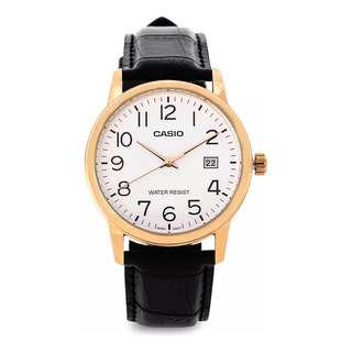 Reloj Casio Malla Cuero Mtp-v002gl Garantia Oficial Reloj Casio Malla Cuero Mtp-v002gl Garantia Oficial