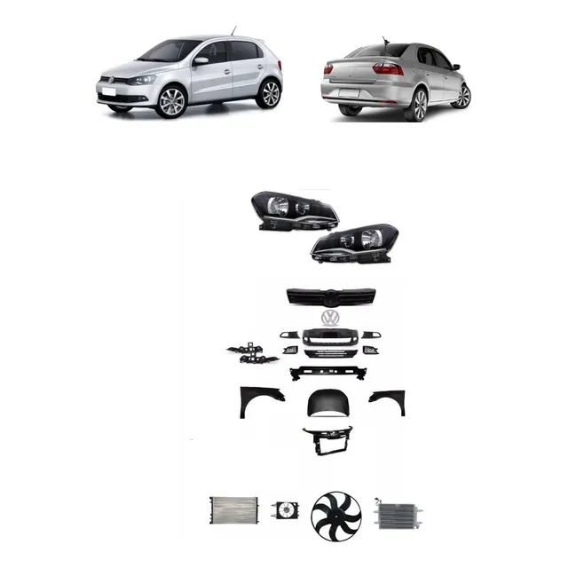 Frente Completa Gol Voyage G6 2013 2014 2015 2016 + Paralama