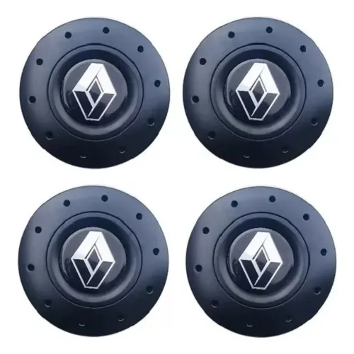 Juego Centro Rueda Fierro Renault Clio Megane Kwid R13 14 15