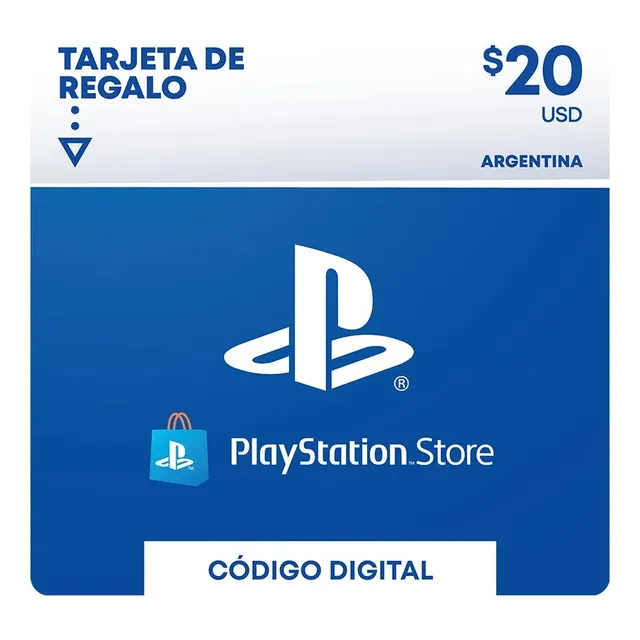 Tarjeta Playstation $20 Región Argentina - Entrega Inmediata