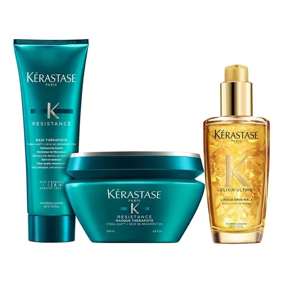 Kérastase Bain Thérapiste + Masque Thérapiste + Elixir