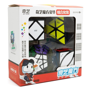 4 Cubos Qiyi Megaminx Pyraminx Skewb Y Sq-1 Set Actualizado 4 Cubos Qiyi Megaminx Pyraminx Skewb Y Sq-1 Set Actualizado