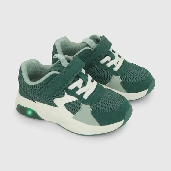 Zapatilla Luces Verde 21-27