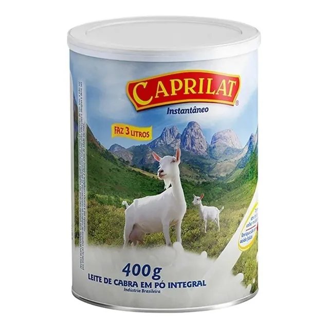 Leite De Cabra Em Pó Integral Caprilat 400g Instantâneo