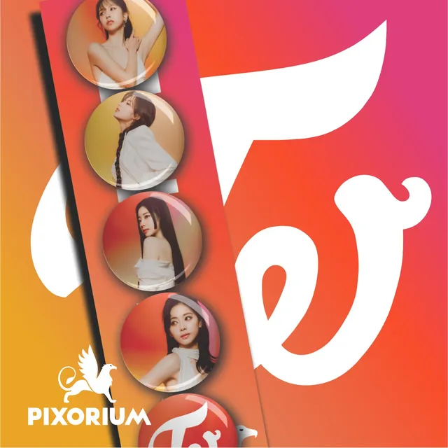 Pack X 10 Pines Bandas K-pop Música 38 Mm C/prendedor