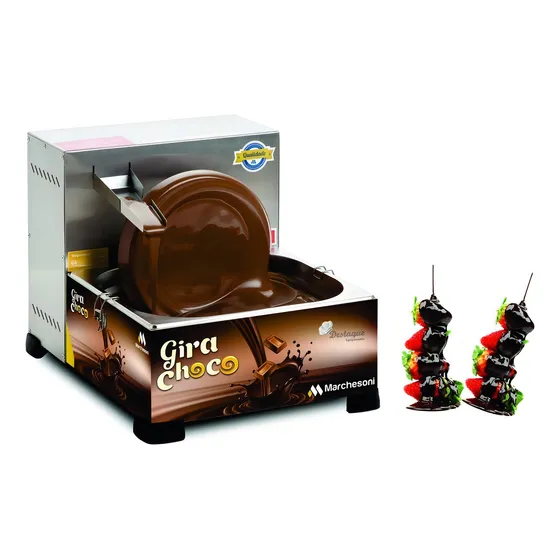 Gira Choco 5kg Marchesoni GC1.151 Derretedeira Rodachoco 1 Cuba Inox 220V