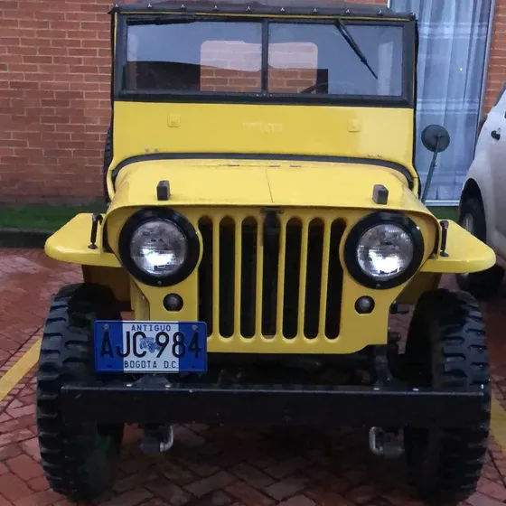 Willys Cj2a - Con Placas Azules