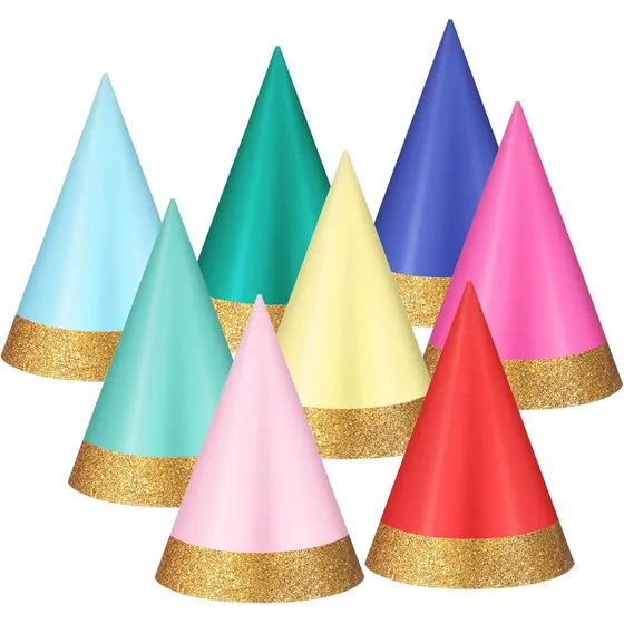 Sombreros De Fiesta Panitay, Diseño Clásico, Pack X 40 Pzs