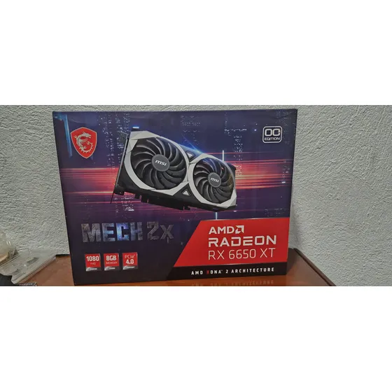 Tarjeta Gráfica Gpu Radeon Rx 6650xt Msi Mech 2x