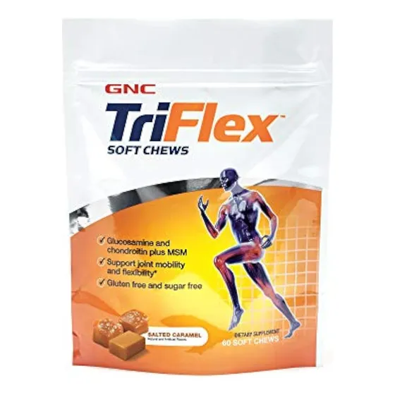 Gnc Triflex Soft Chews Caramelo Salado Apoya La Salud De Las