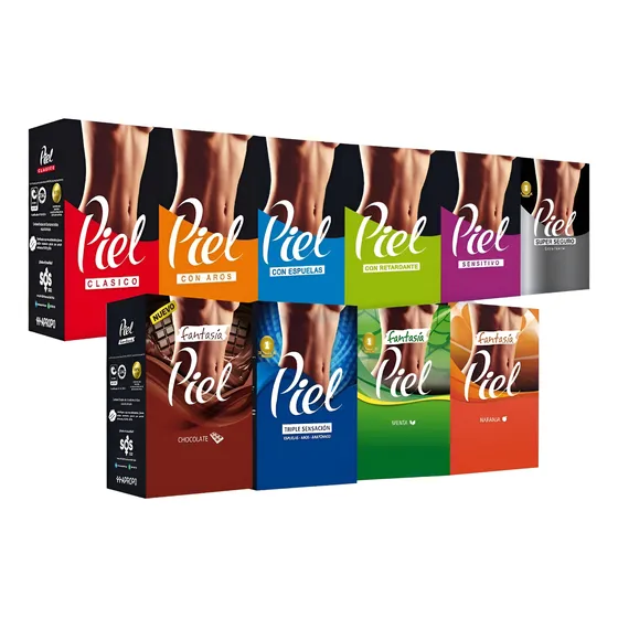 Condones Piel (caja Mixta Surtida De 72 Unidades)