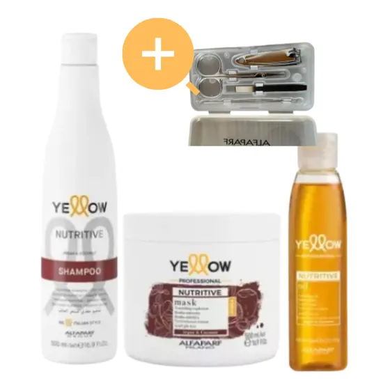 Yellow Shampoo Bomba Aceite Nut