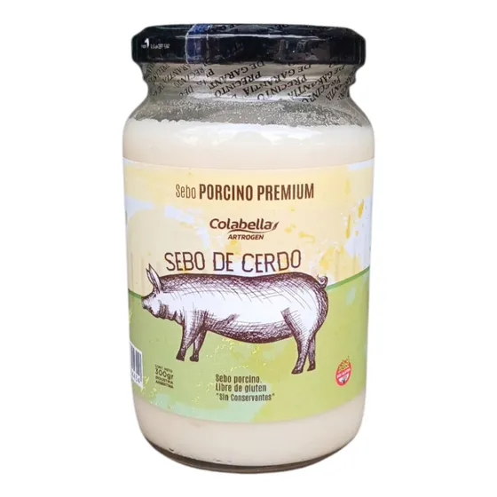 Sebo De Cerdo Porcino Premium Colabella Libre De Gluten 300g