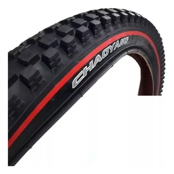 Pneu Chaoyang 26x2.35 H-562 Downhill Freeride Faixa Vermelha