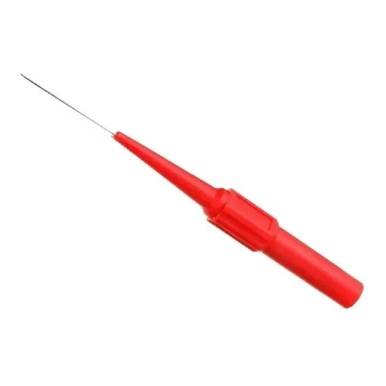 Sonda Punta  Prueba Perforadora Cable Automotriz Aguja Roja