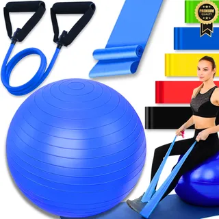 Kit Bola De Pilates ElĂĄstico Treino Faixa ElĂĄstica Mini Band Kit Bola De Pilates ElĂĄstico Treino Faixa ElĂĄstica Mini Band