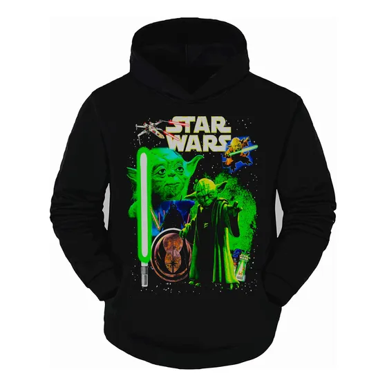 Polerón Star Wars Yoda 2.0,con Capucha, Elige Tu Opción