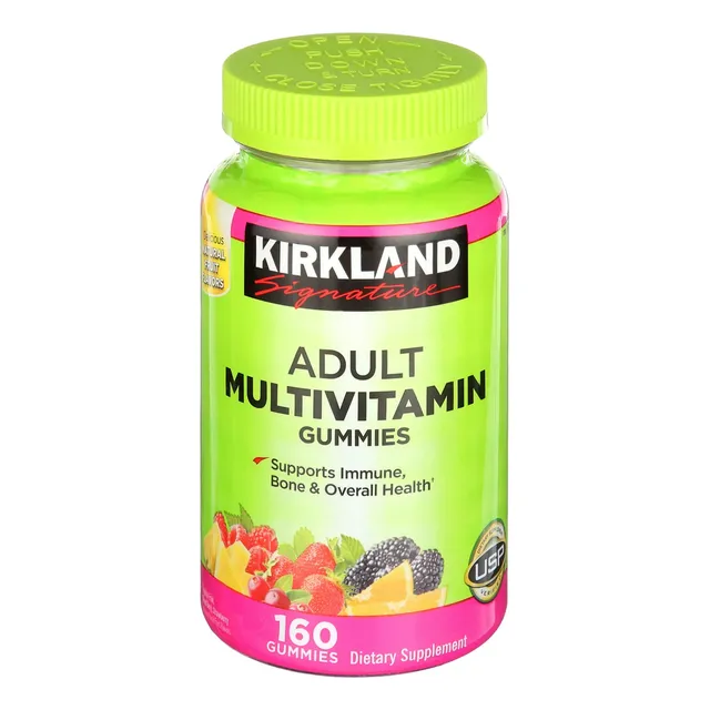 Kirkland Multivitamínico Adultos, 160 Gomitas, Entrega Hoy