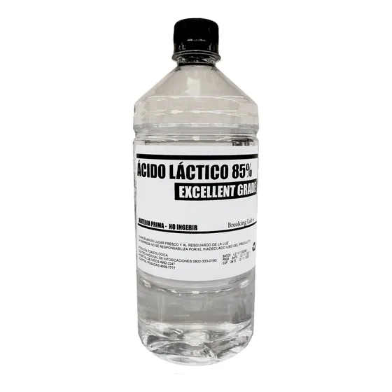 Ácido Láctico 85% X 1 Kg Grado Alimenticio Cerveza Artesanal