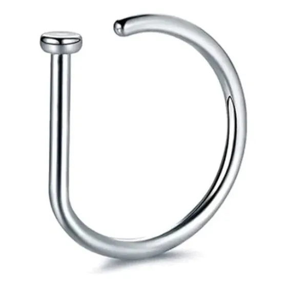 Piercing Argolla Abierta Acero Nariz,boca Ring04 1.0x11 1 Un