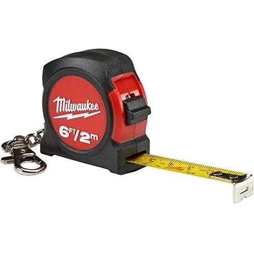 Bonito Mini Flexometro De Llavero 2 Metros Cinta Milwuaukee