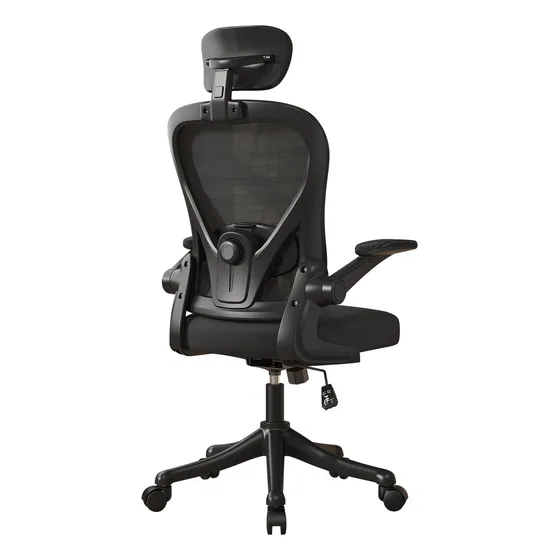 Silla Amia Ergonómica Silla De Escritorio Soporte Lumbar Ajustable Silla de Oficina Giratoria Vidita Negro