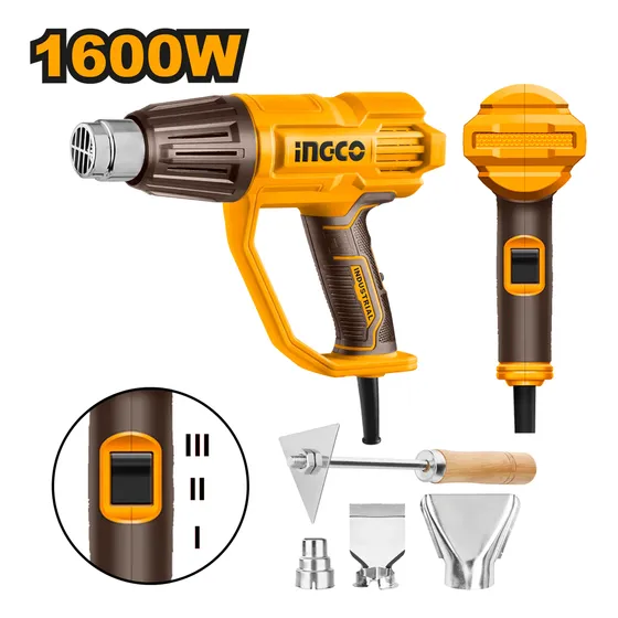 Pistola De Calor 1600w 450/550°c Ingco Uhg160078