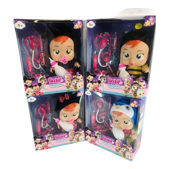 Kit Muñeca Juguete Bebe Con Biberon  Incluye Kit Doctora