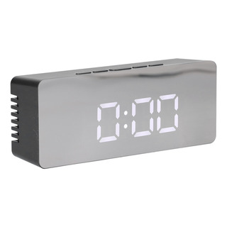 Reloj Despertador Led Con Espejo Rectangular Digital Reloj Despertador Led Con Espejo Rectangular Digital