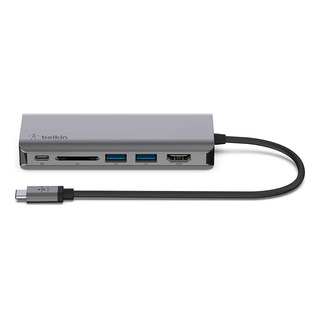 Adaptador Multipuerto 6 En 1 Usb C Hub Belkin Con 4k Hdmi Adaptador Multipuerto 6 En 1 Usb C Hub Belkin Con 4k Hdmi