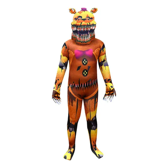 Five Nights At Freddy's Cosplay Mono Niños Amarillo