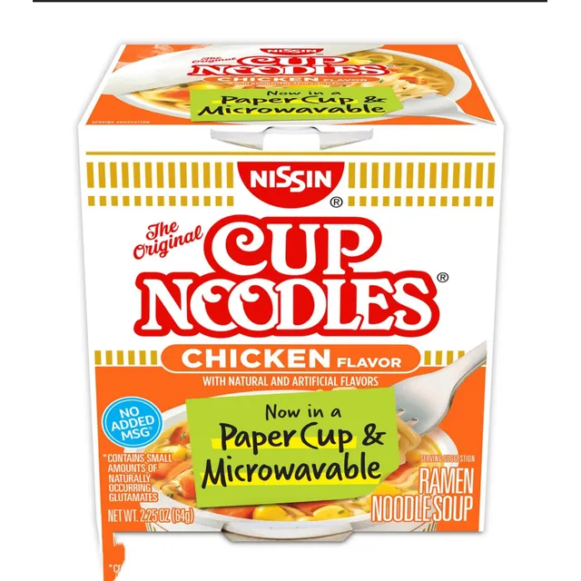 Sopa Instantánea Nissin Sabor Pollo 12x64g