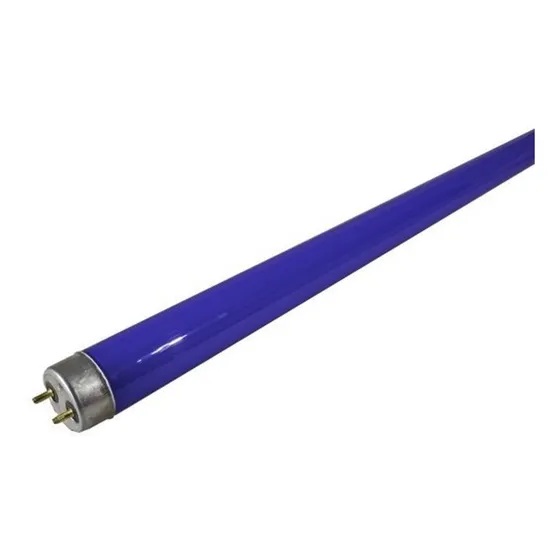 Lampada Fluorescente 8w T5 Azul Ideal Para Cromoterapia 10pç