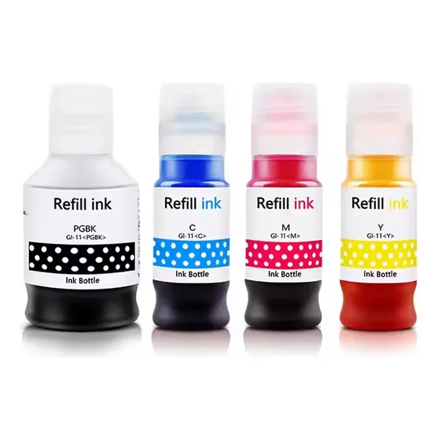 Pack 4 Tinta Compatible Canon Pixma Gi-11 G 11 G2160 G3160