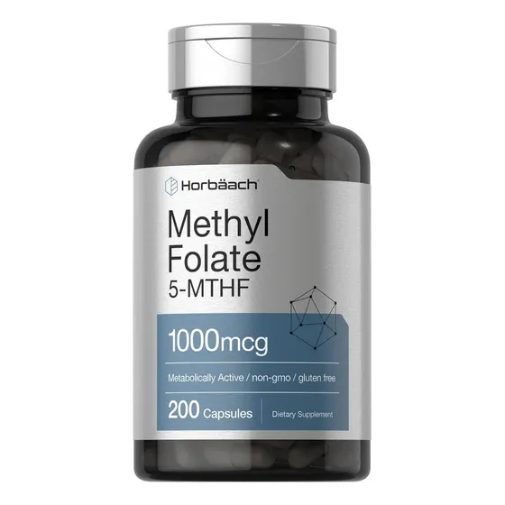 Suplemento Horbaach Folato De Metilo 5- Mthf 1000 Mcg