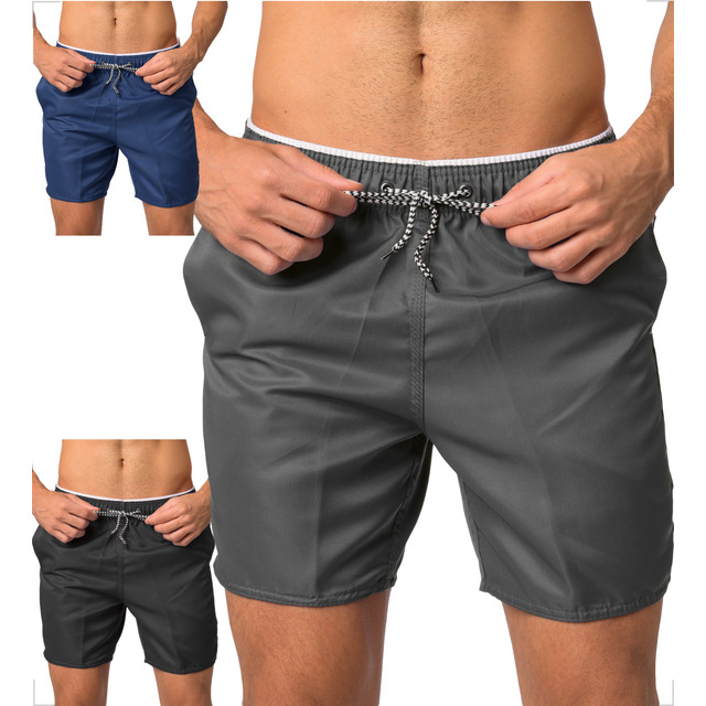 Kit 3 Short Praia Masculino Treino Fitness Bermudas Academia
