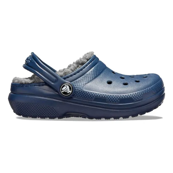 Crocs Classic Lined Clog Kids Azul/gris