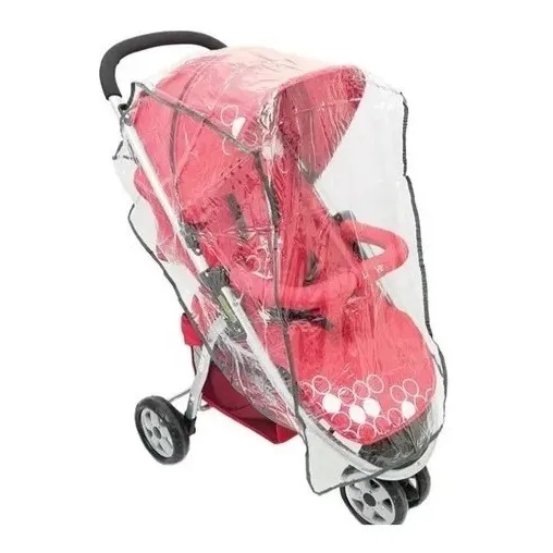 Protector Lluvia y Viento Adaptable Para Carrito Universal Pvc