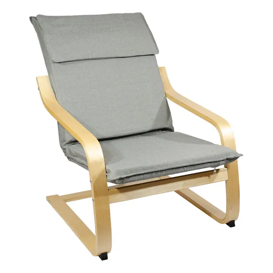 Sillón Poltrona Silla Diseño Interior Poliester Madera París